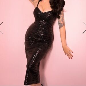 Vixen Glitz & Glamour Dress Black 2X
